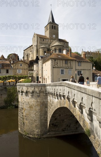 View over the Gartempe Bridge from the south-east, St., Sankt, Saint