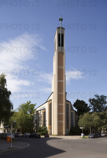Berlin, Gustav-Adolf-Kirche, built 1932-1934 by Otto Bartning