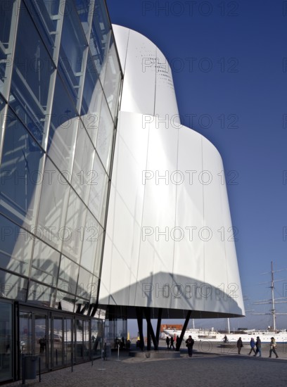 Behnisch Architekten 2008, aft sailing ship GORCH FOCK