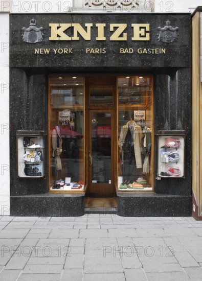Vienna, Graben 13, KNIZE men's tailoring salon by Adolf Loos