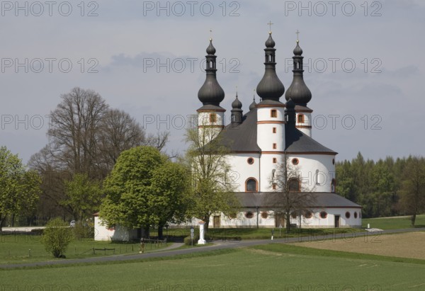 Waldsassen Holy Trinity Church Kappl. Pilgrimage church built in 1689 by architect Georg