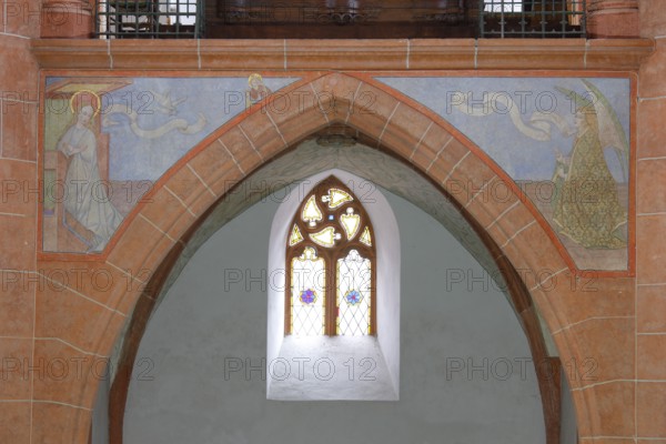 Annunciation in the west gallery of the Church of St., Church of St., St., St., Saint