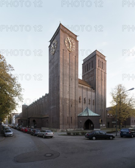 St Anton's parish church 1927 by Michael Kurz, west façade