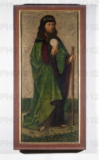 Nuremberg, Protestant parish church of St James. Altarpiece from around 1490, St James the Elder,