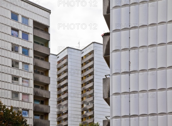 Large social housing estate, built 1962-75, designed by Walter Gropius, high-rise residential