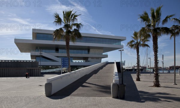 Guest building VELES I VENTS (sails and winds), completed in 2006 from the north