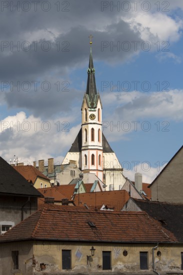 St. Veit, view from the west over the roofs of the old town, St., Sankt, Saint