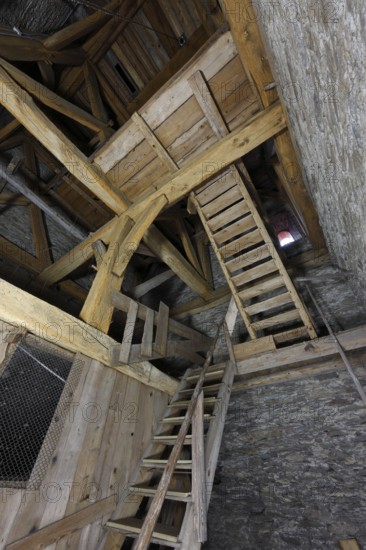 West tower, chair under the belfry, staircase church St., church St., St., St., Saint