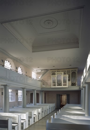 Interior view to the west, St., Sankt, Saint