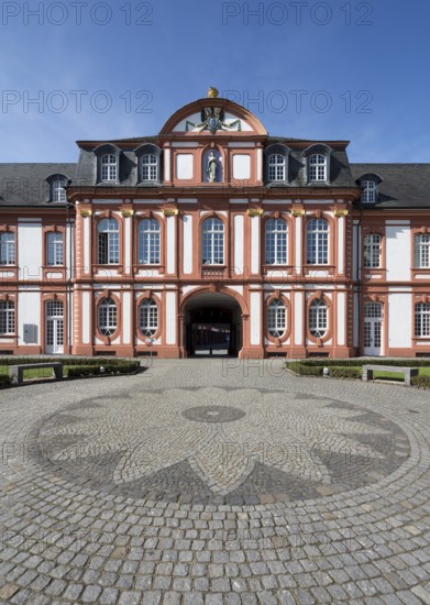 Prelature courtyard, view of the prelature west