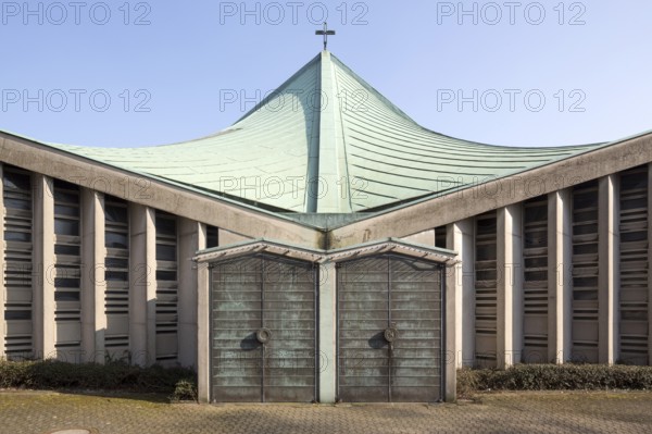 Church built in 1968 by Josef Lehmbrock, west side