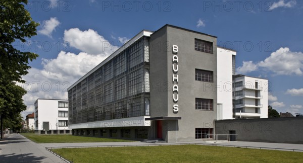 Workshop wing from the south-west, Prellerhaus on the right