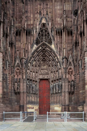 Strasbourg Cathedral, Cathédrale Notre-Dame de Strasbourg, west façade, north portal