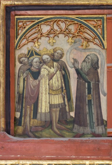Rood screen balustrade, Elisabeth legend, St., Saint, Saint