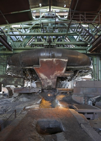 Oldest blast furnace in the Ruhr area, tapping hall