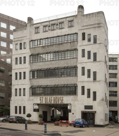 London. St Olaf House. 27, Tooley Street 1928-32 by Harry Stuart Goodhard-Rendel now London Bridge