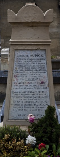 Paris, Montparnasse cemetery founded in 1824