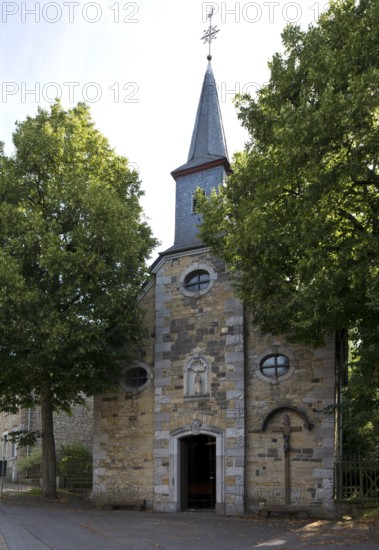 Quarry stone chapel on the foundations of a chapel from 1718, built by Abbot Ludwig von Sickingen,