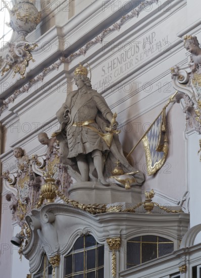 Baroque oratory by the Asam brothers, around 1733, St., Sankt, Saint