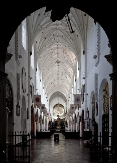 Monastery church inside facing east, St., Sankt, Saint