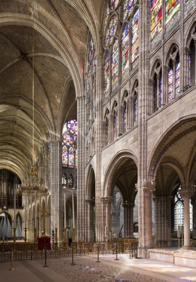 View from the choir to the north-west, St., Sankt, Saint