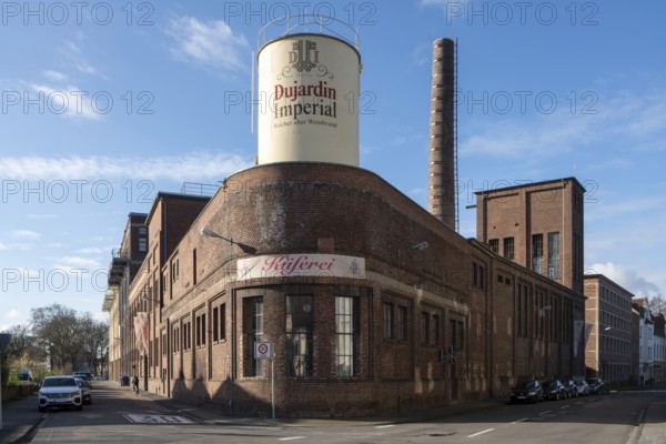 Krefeld, Dujardin distillery in Ürdingen, built until 1930