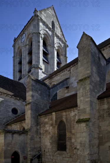 View of the choir tower from the north-west, motif of one of Vincent van Gogh's last paintings