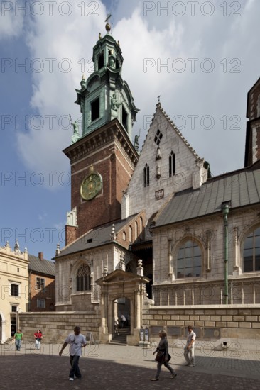 Wawel Cathedral, west gable and north-west tower, St., Saint, Saint
