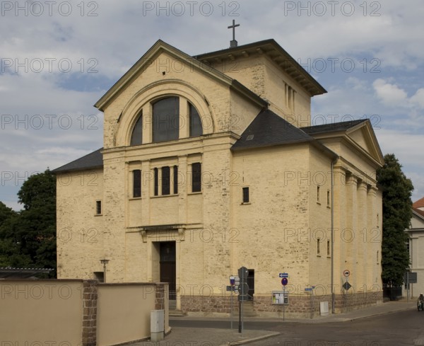 Castle church of St. Maria, built in 1830 by Christian Gottfried Heinrich Bandhauer, St., Sankt,