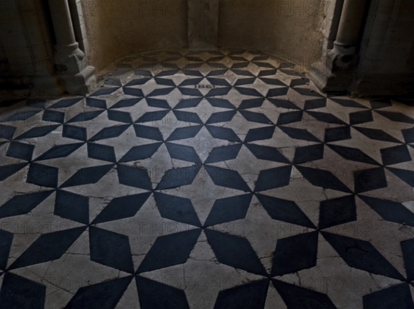 Floor from 1861 in the lower main apse, St., Sankt, Saint