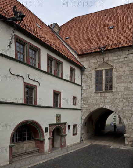 Core building from the south, south wing on the left