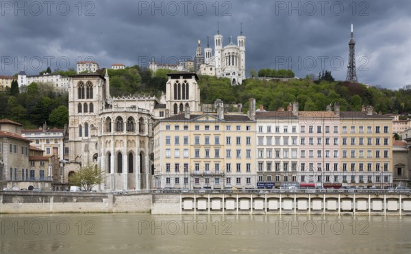 Above the Basilica of Notre-Dame de Fourvière, St., Saint, Saint