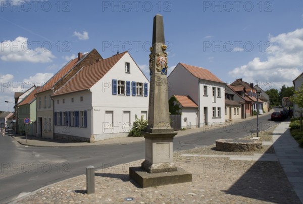 Belzig, Electoral Saxon postal pillar