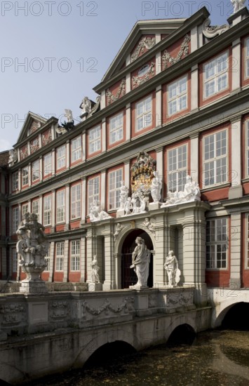 Wolfenbüttel, palace, façade and entrance from the Baroque period