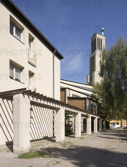 Berlin, Gustav-Adolf-Kirche, built 1932-1934 by Otto Bartning