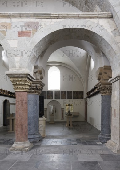 West gallery, view to the west into the treasury, St., Sankt, Saint
