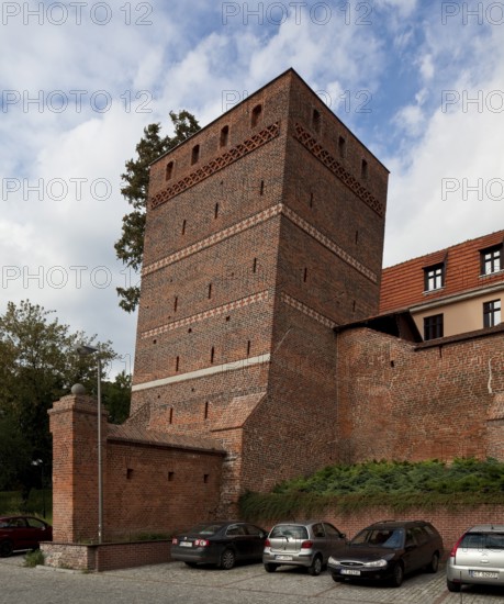 View from the south at the south-west corner of the city wall