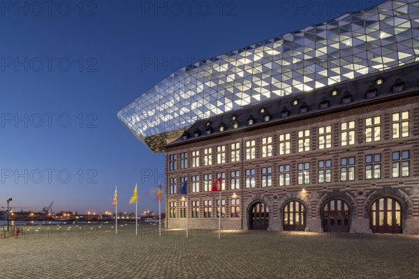 Antwerp, Port House or Havenhuis, completed in 2016, design: Zaha Hadid