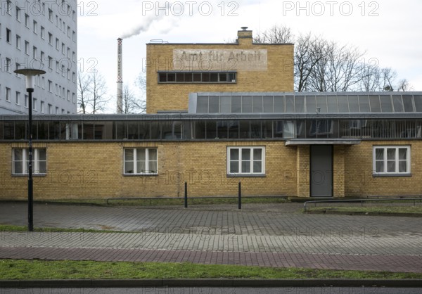 Dessau former labour office 1928-29 by Walter Gropius Partial view from east Dessau