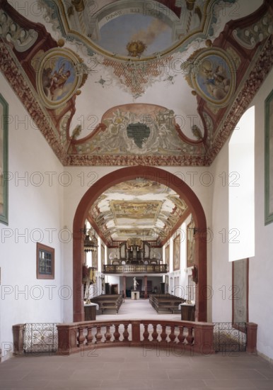 Former Cistercian nunnery Himmelthal in Spessart. Founded in 1232, the present church dates from