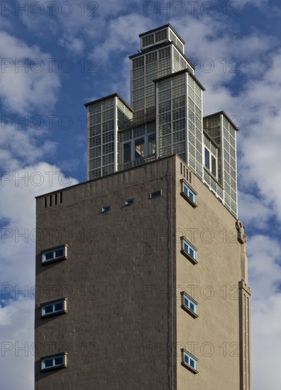 Magdeburg Rotehornpark Observation tower built in 1927 by Albinmüller for the German Theatre