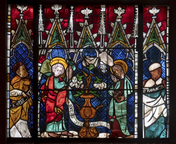 Strasbourg Cathedral, Cathédrale Notre-Dame de Strasbourg, south aisle, 5th window from the west,
