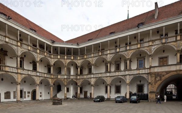Arcaded courtyard, begun in 1544