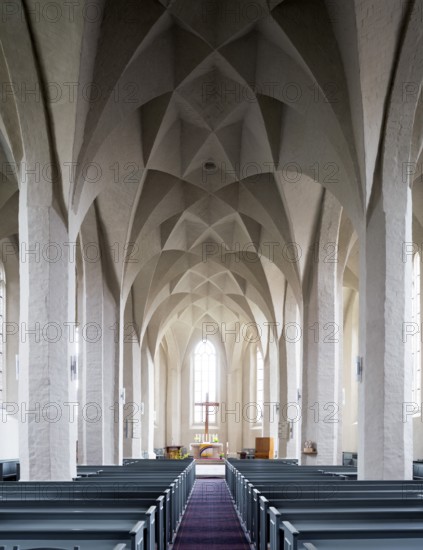 View to the east with cell vault
