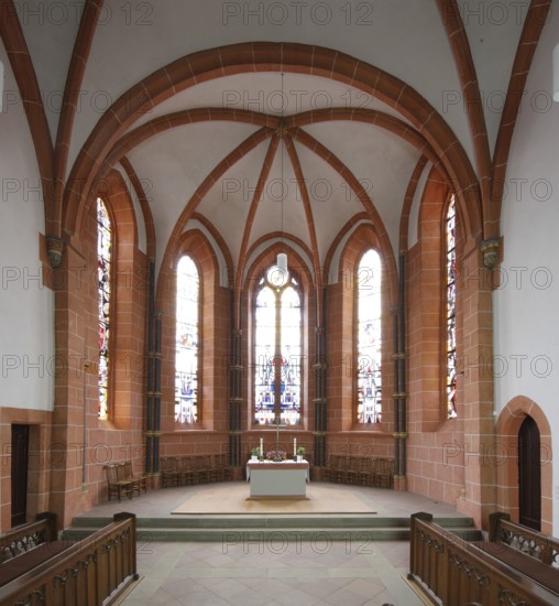 Choir, view into the apse Church of St., Church of St., St., St., Saint