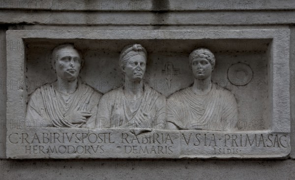 Tomb of the Rabirians Portrait reliefs