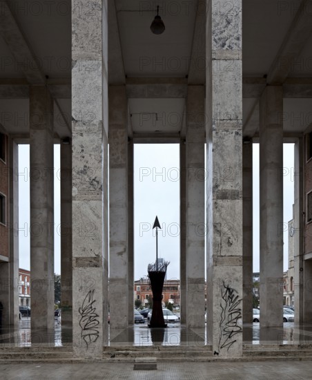 City name formerly Littoria, Latina is the first planned city in Italy realised during Fascism,