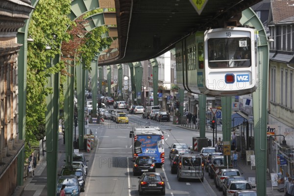 Suspension railway from Wuppertal-Oberbarmen to Wuppertal-Vohwinkel