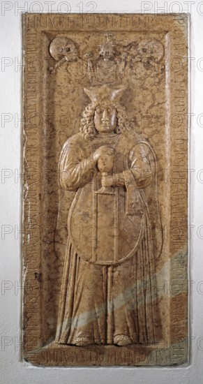 Bad Birnbach, parish church. Epitaph in memory of Pastor Dr Joseph Adam Joachim Schott. Died 1723,