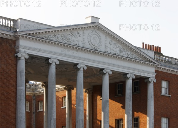 Built in 1761 by Robert Adam, east side with portico